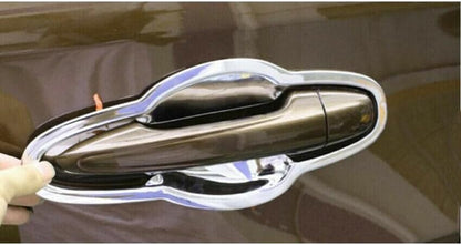 ya 5 8.10 for Toyota RAV4 2013-2018 Chromed Style Side Door Bowl Cup Combo Cover Trims 8P