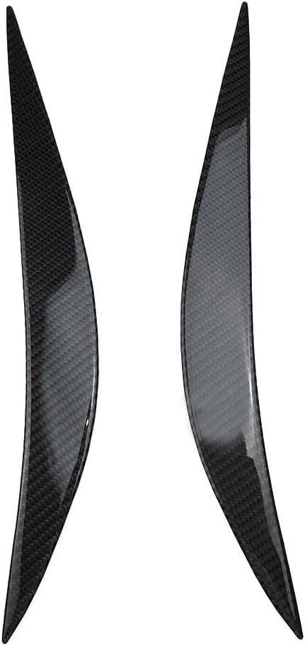 ya 4 8.14 Carbon Fiber Headlight Eye Lid Eyebrow Cover For F80 For M3 F82 F83 2014-18