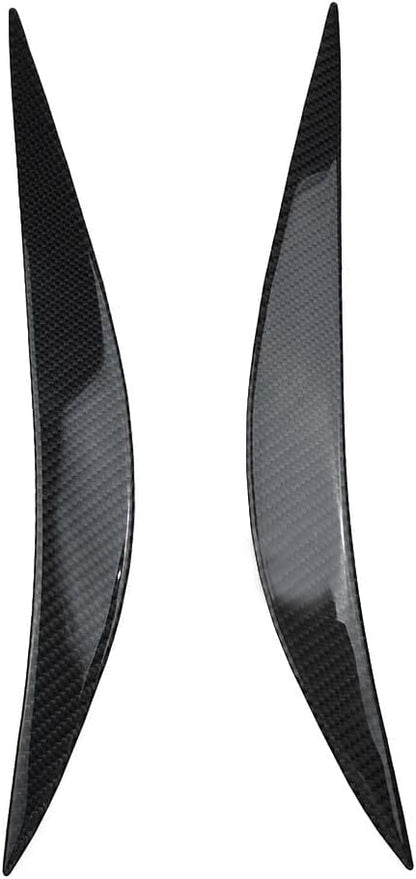 ya 4 8.14 Carbon Fiber Headlight Eye Lid Eyebrow Cover For F80 For M3 F82 F83 2014-18