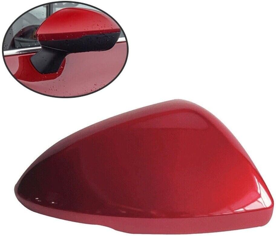 ya 11 9.14 baidi1pc Right Side Mirror Cover Cap Red Replacement for Chevrolet for Cruze 2017-2019 US