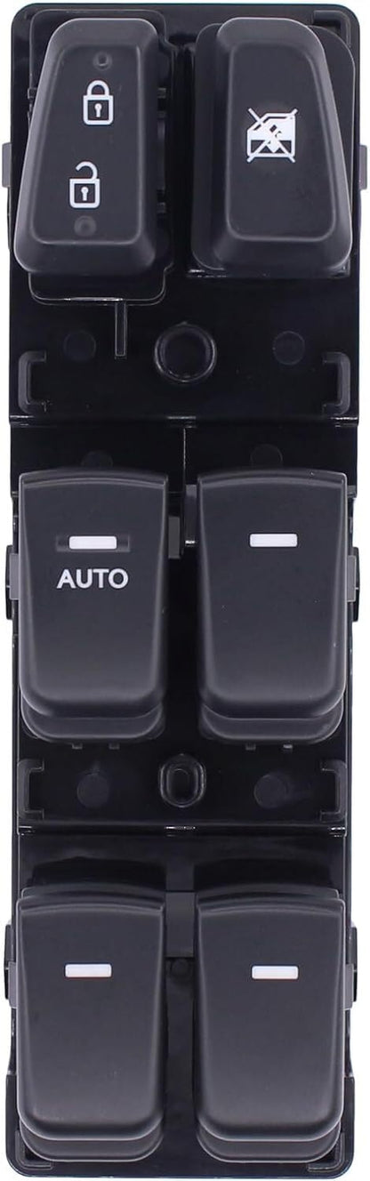 ya 3 8.24 baidi 93570-3S000 Power Window Master Switch Black LHD for Hyundai Sonata 2011-2015