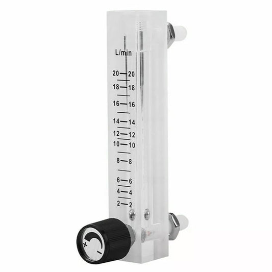 ya 16 10.20 baidi LZQ-7 Flow Meter 2-20LPM with Control Valve Suitable for Oxygen/Air/Gas