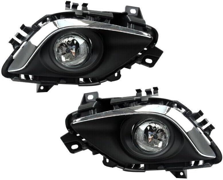 ya 2 8.15 Set of LED daytime running lights, fog lights, baffles, and wires suitable for for Mazda 6 2014-2016