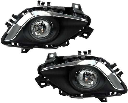 ya 2 8.15 Set of LED daytime running lights, fog lights, baffles, and wires suitable for for Mazda 6 2014-2016