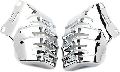 ya 10 9.16 zhengce Chrome Front Brake Caliper Screen Insert Covers for Harley Touring Road Gli