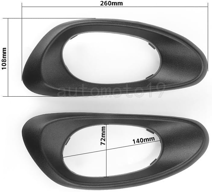 ya 10 9.16 baidi Inside Door Handle Trim for Chevrolet Trailblazer 2002 2003 2004 2005 2006-09