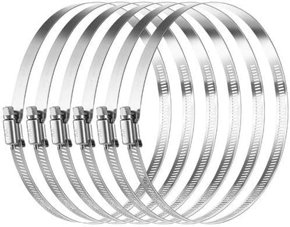 ya 11 9.14 baidi6-inch hose clamp set adjustable hose clamp suitable for water and gas hoses and automobile hoses