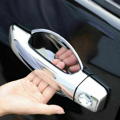 ya 5 8.10 4Pcs Chrome Exterior Side Door Handle Cover Trim for Toyota FJ Cruiser 2007-2014