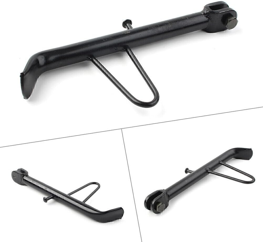 ya 2 8.15 21CM Universal Motorcycle Scooter E-Bike Kickstand Foot Side Stand Support Black