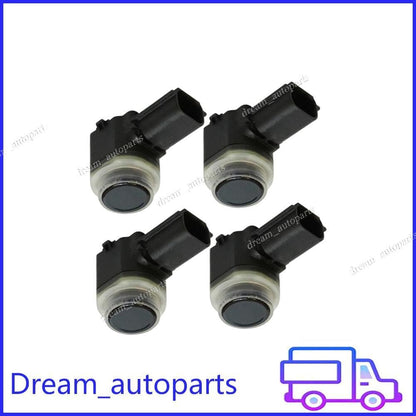 ya 2 8.15 Pack of 4 PDC Parking Sensors Black Fits for Ford F1CT-15K859-AA F1CT15K859AA