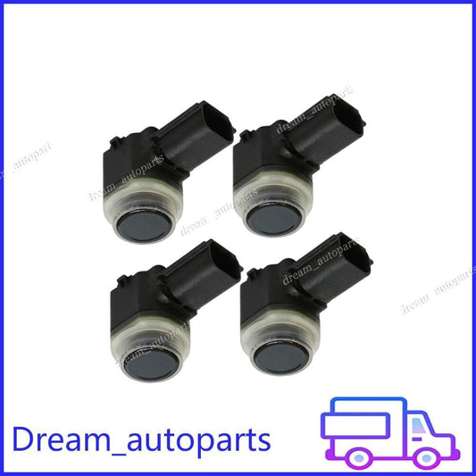ya 2 8.15 Pack of 4 PDC Parking Sensors Black Fits for Ford F1CT-15K859-AA F1CT15K859AA