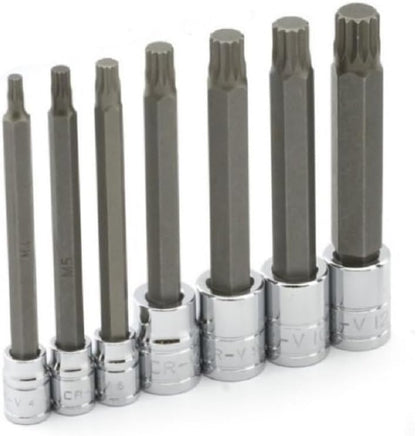 ya 14 9.20 baidi Socket 3/8 Inch 10mm 7pcs/Set 110 Mm Long 12 Angle/M5/M6/M7/M8/M9/M10-1