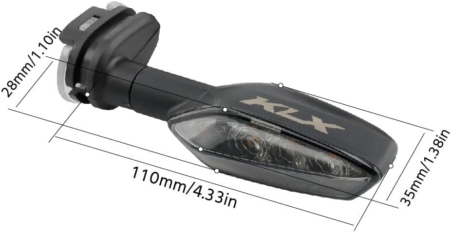 ya 13 9.15 baidi LED Turn Signal Light Flash Blinker Indicator for Kawasaki KLX 300/SM 250/S/SF