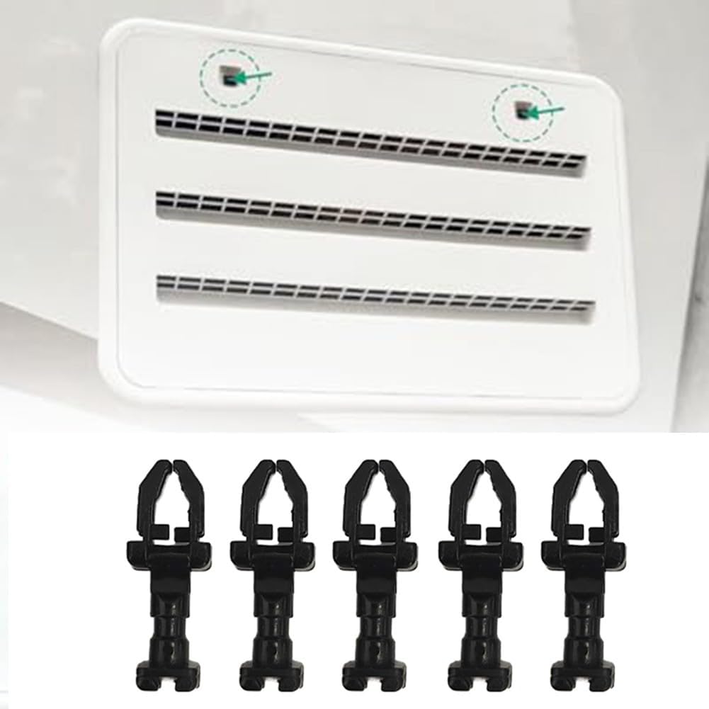 ya 14 9.20 baidi For RV Refrigerator Converter Vent Cover Latch Kit for E377 5 Pieces-1