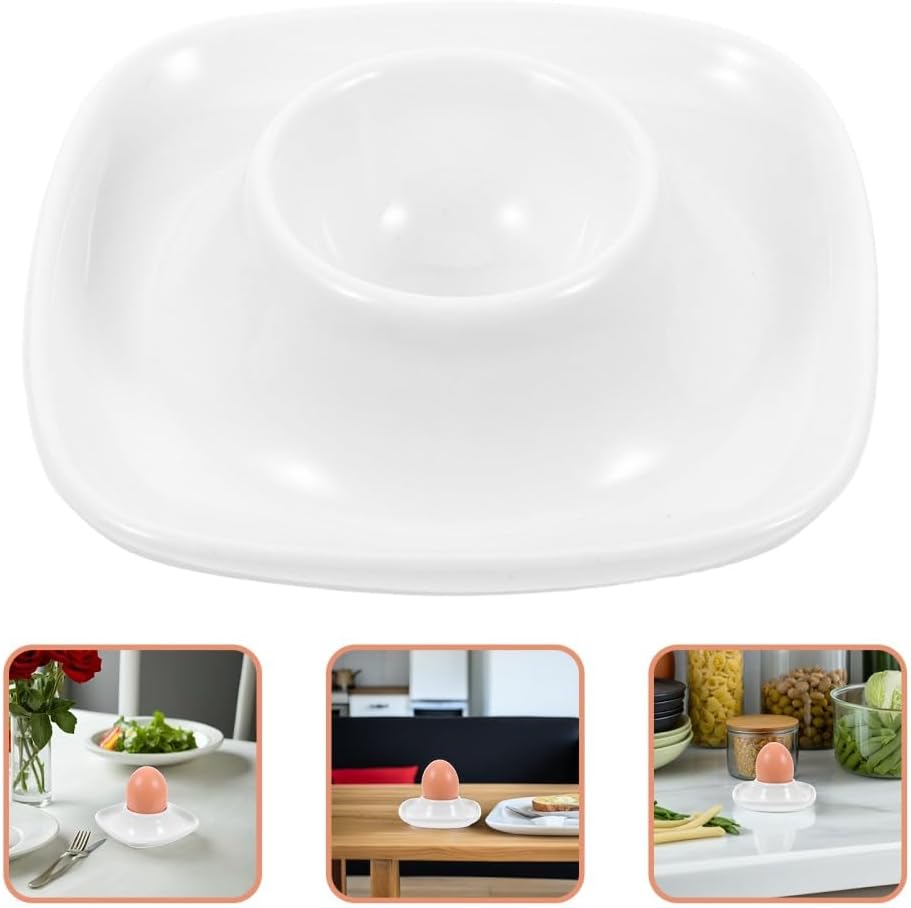 ya 14 9.20 baidi 2 Pcs Egg Tray Adorable Stand Holders Rack Breakfast-1