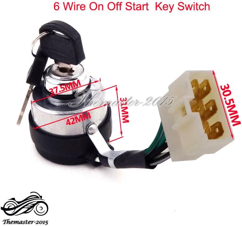 ya 28 10.13 baidi Chinese Gas Generator Key Switch For 188F 190F 5KW 6KW 7KW Portable