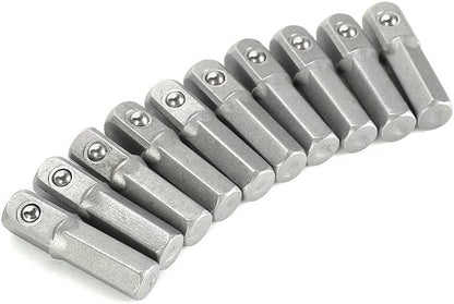 ya 14 9.20 baidi Metal Socket Adapter Quick Chan 1/4 Hex To 1/4 Square Drive New-1