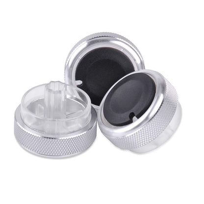 ya 5 8.10 3 Pack Silver AC Air Conditioning Control Switch Knob Button Fits Focus for Ford 05-14