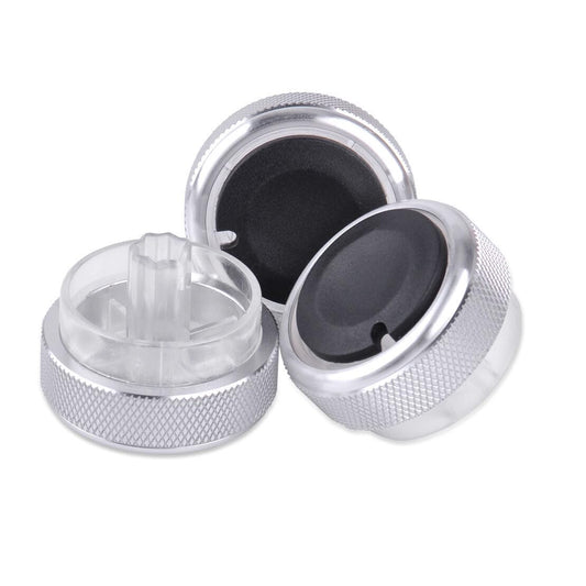 ya 5 8.10 3 Pack Silver AC Air Conditioning Control Switch Knob Button Fits Focus for Ford 05-14