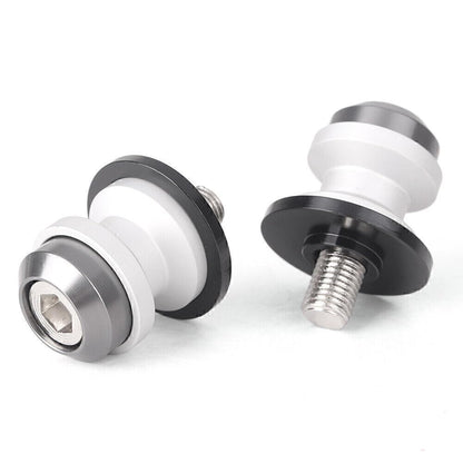 ya 9 10.24 Gray 10mm CNC Motorcycle Swingarm Sliders Spools for Kawasaki Z750 Z750 Z10