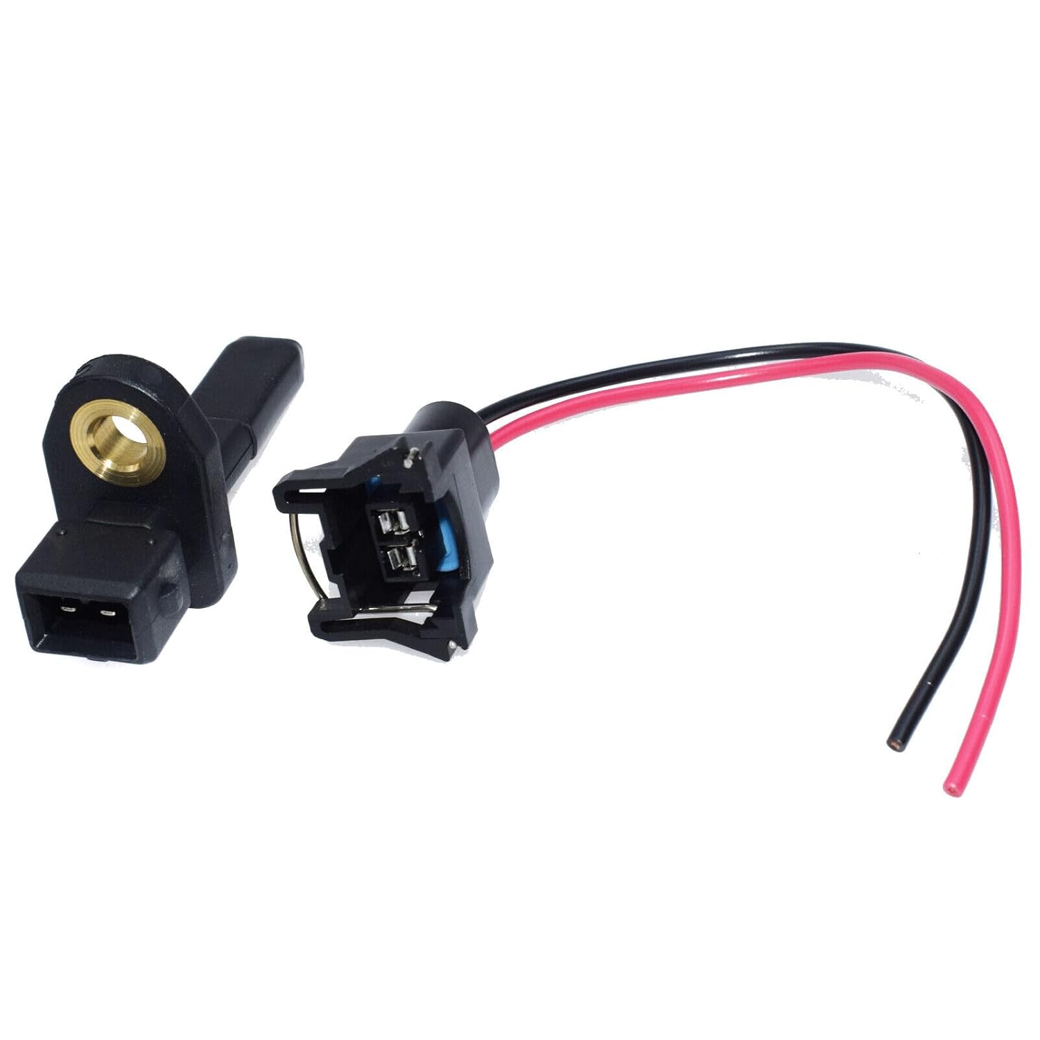 ya 2 8.15 The Intake Temperature Sensor and Connector Plug are Suitable for Audi A4 A6 for VW for Golf for Jetta 
