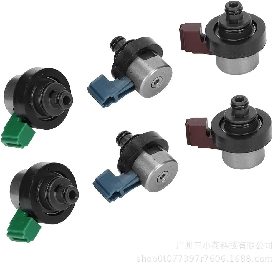 ya 10 9.16 baidi 6-Pack 4EAT Transmission Solenoid Valve Kit for Subaru for Forester 2.5 Outback 04-09-