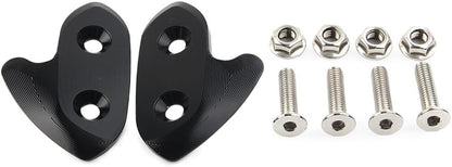ya 23 10.7 baidi Rearview Mirror Block Off Base Plates Mount Black Fit for Yamaha R1 YZF YZF-R1 15-19