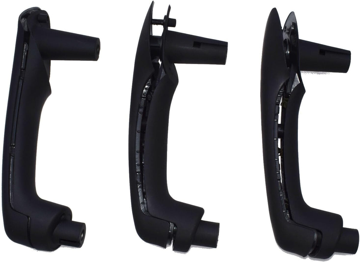ya 11 9.14 zhengce 5-Piece Black Interior Door Handle Cover Switch Frame Decoration Suitable f