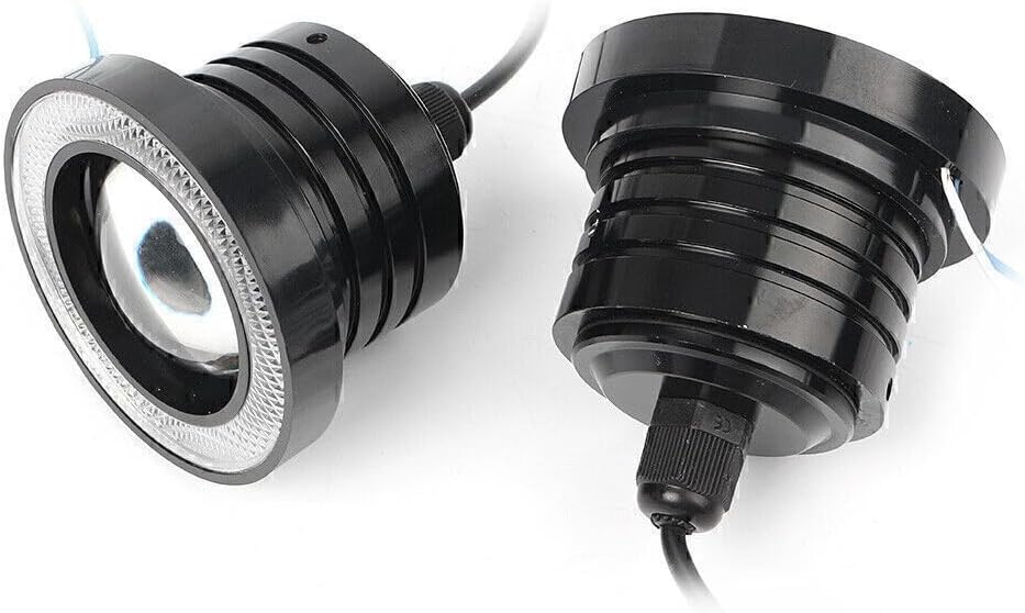 ya 2 8.15 2 LED daytime running fog lights projector, blue angel vision ring light bulb 2.5