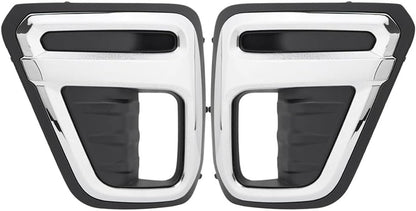 ya 7 8.24 baidi 1 Pair Front Bumper Fog Light Trim Cover Cap Bezel For 2019-2021 for Subaru Forester