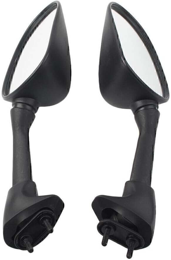 ya 2 8.15 Rearview Mirror Motorcycle fit for Yamaha YZF R6 2001 2002 Black ABS Plastic Shell