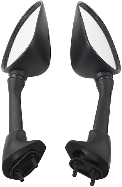 ya 2 8.15 Rearview Mirror Motorcycle fit for Yamaha YZF R6 2001 2002 Black ABS Plastic Shell