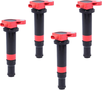 ya 9 10.24 4Pcs Ignition Coil Kit Fit for Kia RIO5 RIO for Hyundai Accent #27301-26640#