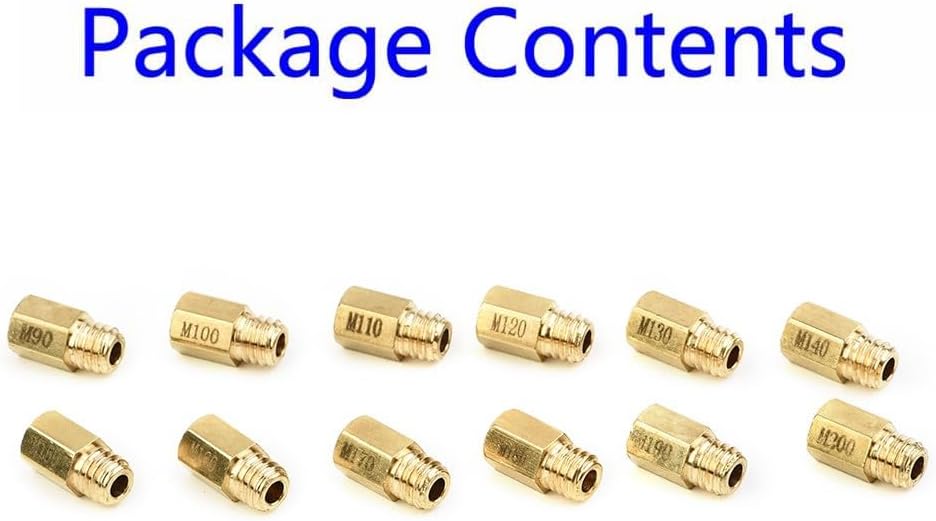 ya 2 8.15 12*/set-Carb Main Jets For Mikuni VM22 VM24 VM26 VM30 VM32 VM34 VM44 Dirt Bike