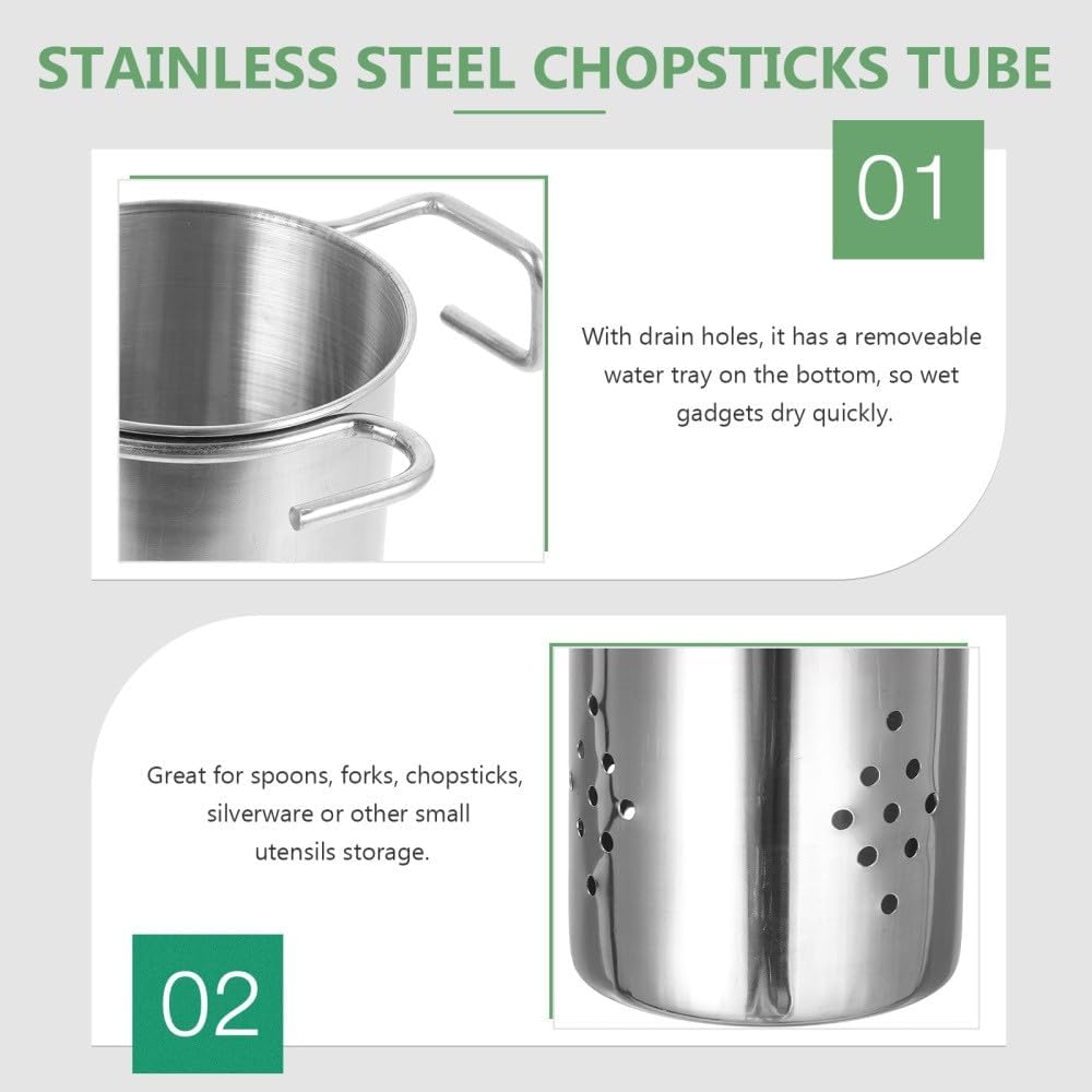 ya 26 10.21 baidi Wall-mounted Chopstick Holder Chopsticks Draining Rack Tableware Drainer
