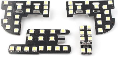 ya 4 8.8 4 Piece White Car Interior Dome Map Reading Light Kit for 2016-2020 for Honda Civic 