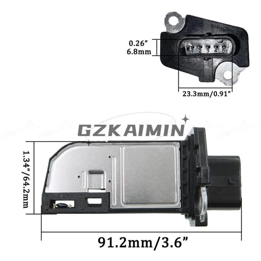 ya 2 8.15 Mass Air Flow Meter MAF Sensor 06J906461D for Audi A3 A4 A5 A6 Quattro Q3 Q5