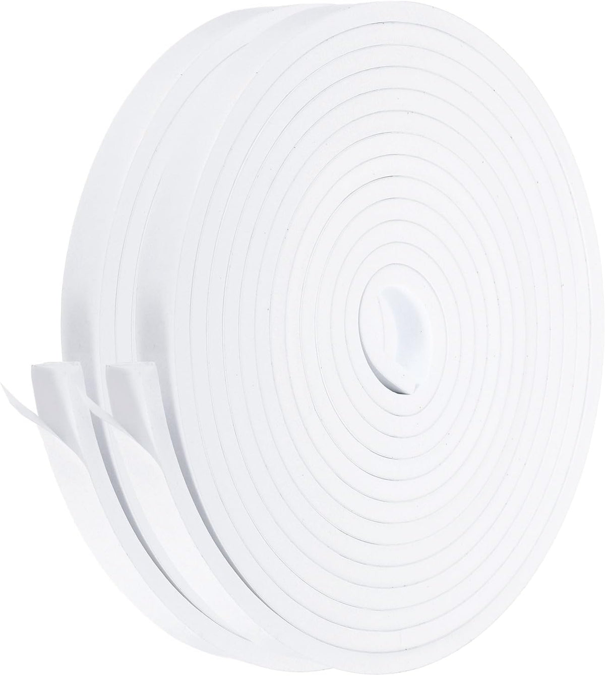 ya 26 10.21 baidi Weather Stripping Door Seal 2 Rolls 1/2 Inchx1/4 Inchx16 Ft Self Adhesive White