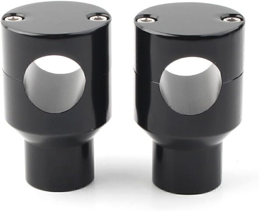 ya 6 8.14 1'' Motorcycle Handlebar Handle Bar Mount Adapter Risers Clamp Fit for Honda Harley