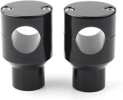 ya 6 8.14 1'' Motorcycle Handlebar Handle Bar Mount Adapter Risers Clamp Fit for Honda Harley