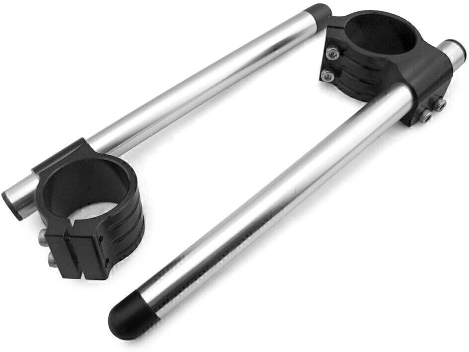 ya 4 8.14 Clip-On Handlebars 50mm Fork Tube Fit for Kawasaki ZX-14/ZX1400 ZX-10R ZX-6R