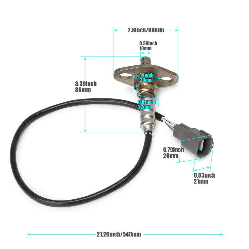 ya 2 8.15 for Toyota 4Runner 1992-1995 Pickup 1992-1995 Previa O2 Oxygen Sensor 250-24052