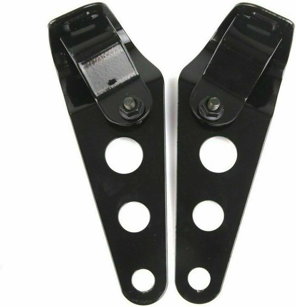 ya 28 10.13 zhengce Universal Black Motorcycle Headlight Holder 30mm-45mm Bracket Lamp Holder