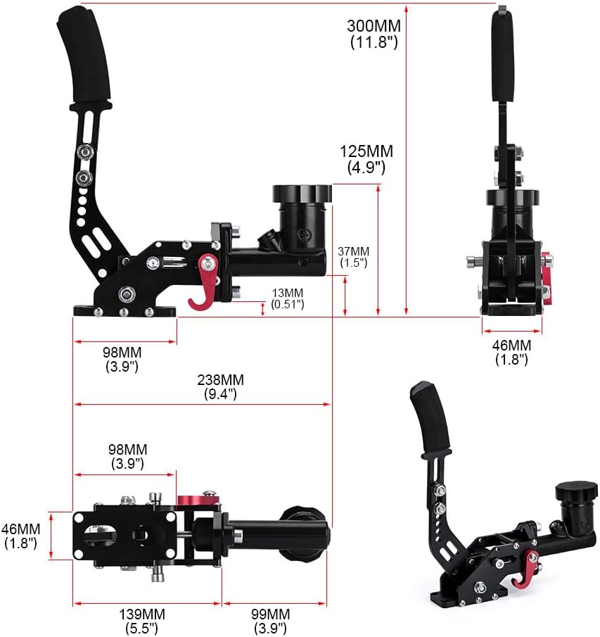 ya 10 9.16 baidi Racing Hydraulic Handbrake Drift Brake Gear Parking Break Lever Hydro E-Brake