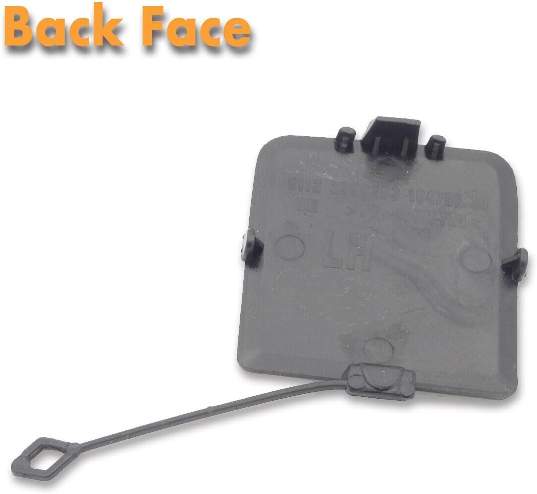 ya 5 8.24 baidi 1Pcs Left Side Rear Bumper Tow Hook Eye Cover Cap Fit for BMW X1 E84 2010-2012