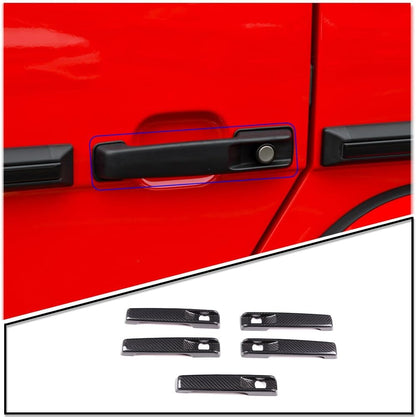 ya 10 9.16 baidi Real Carbon Fiber Outer Handle Protector Decoration for Mercedes-Benz G Class 2004-2018-