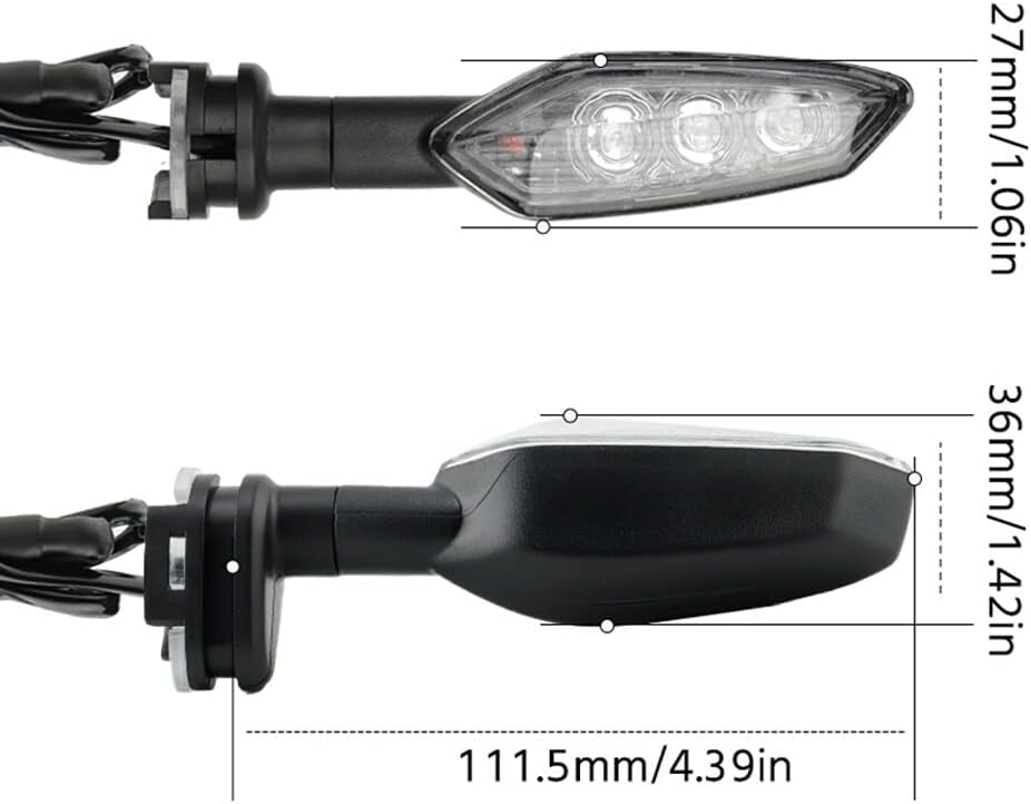 ya 13 9.15 baidi for Yamaha MT-03 MT-07 MT-09 MT-25 MT-10 MT-125 Turn Signal Light Indicator LED