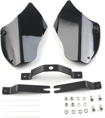 ya 4 8.10 1 Pair ABS Saddle Shields Heat Deflector Fit for Harley Softail Fatboy FLSTF