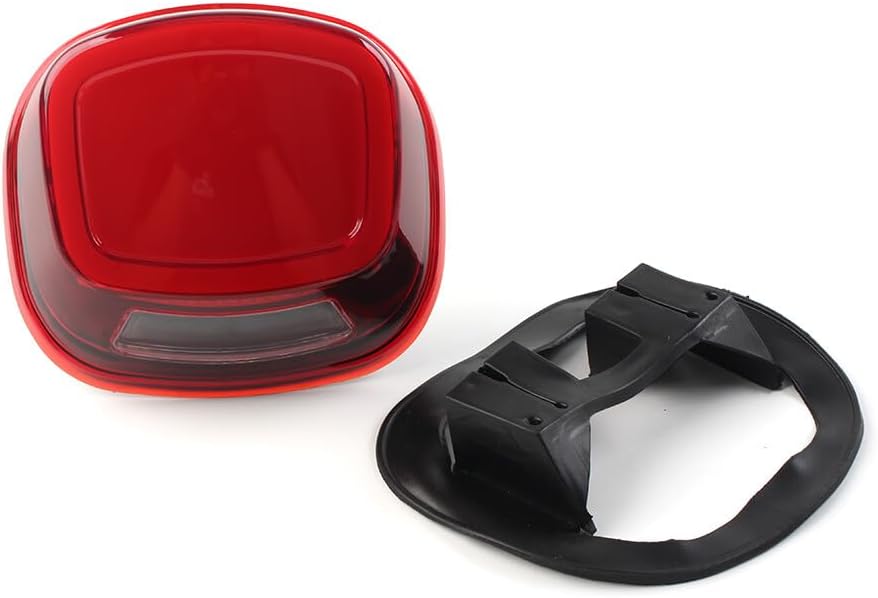 ya 10 9.16 zhengce LED Rear Brake Tail Light Red Lens For Harley Touring Softail Dyna Sportste
