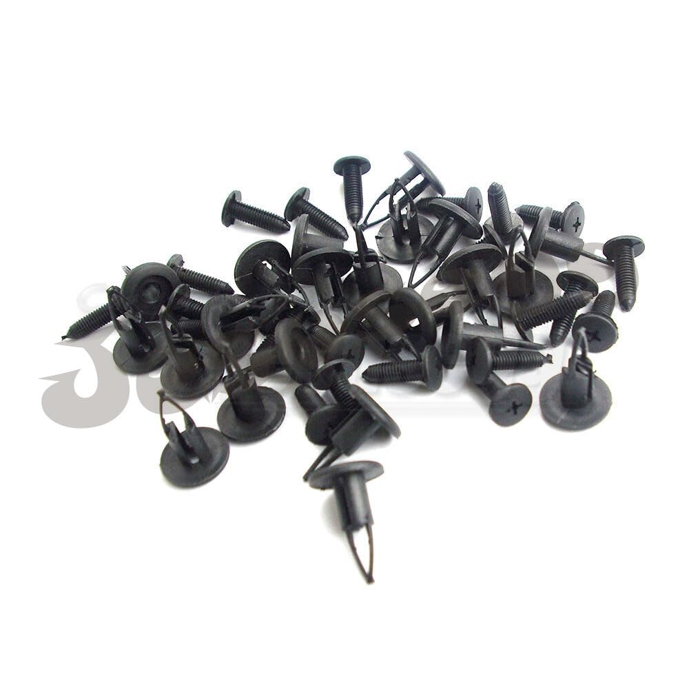 ya 27 10.13 baidi 30pcs 90467-09101 Bumper Fender Splash Guard Retainer Clips Fastener for Toyota